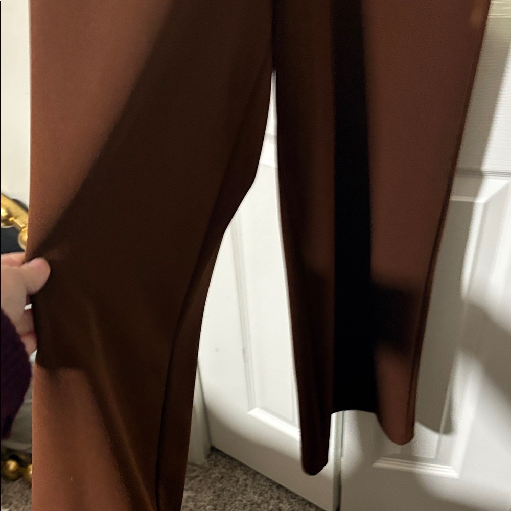 RACHEL Rachel Roy Brown Ruffled Jumpsuit Small - Picture 4 of 13
